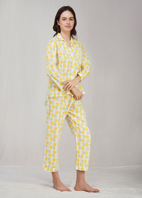 Lemon Women's Nightsuit Set